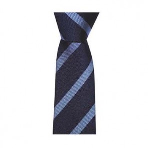Blue Medium Stripe Tie by Sax Design
