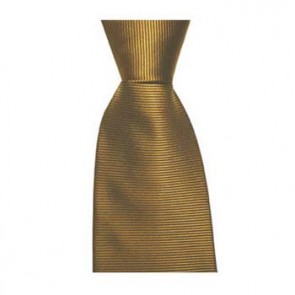 Burnt Orange Horizontal Ribbed Tie by Sax Design