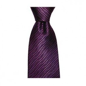 Purple Wave Patterned Tie by Sax Design