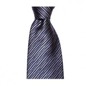 Blue Waves Pattern Tie by Sax Design