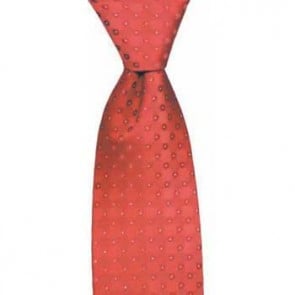 Red Chain Spot Tie by Sax Design