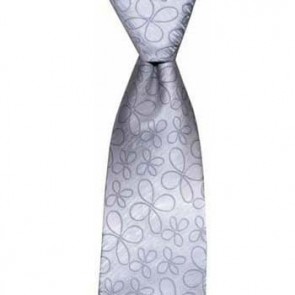 Light Blue Flowers Tie by Sax Design