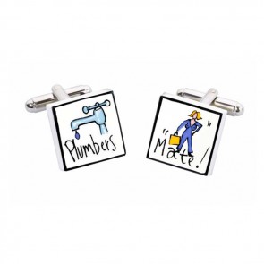 Plumbers Mate Cufflinks by Sonia Spencer