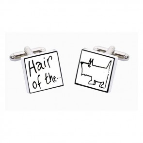 Hair Of The Dog Cufflinks by Sonia Spencer