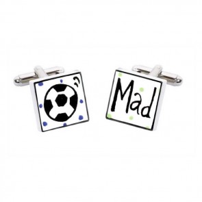 Football Mad Cufflinks by Sonia Spencer