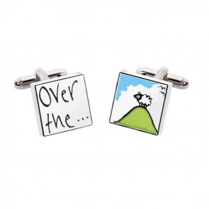 Over The Hill Cufflinks by Sonia Spencer