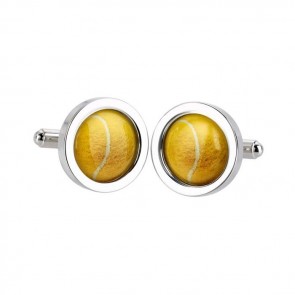 Tennis Ball Cufflinks by Sonia Spencer