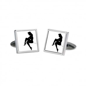 Stocking Lady Cufflinks by Sonia Spencer