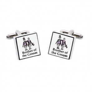 Brother Of The Groom Wedding Cufflinks by Sonia Spencer