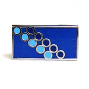 Disco Blue Cufflinks by Tyler and Tyler