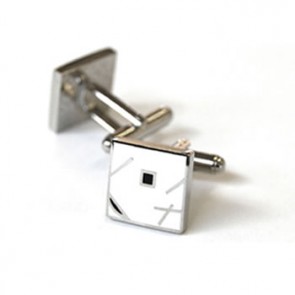 Jazz White Cufflinks by Tyler and Tyler