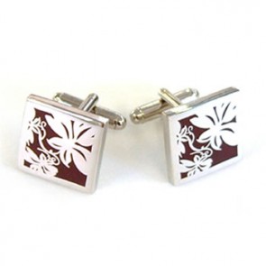 Vine Brown Cufflinks by Tyler and Tyler