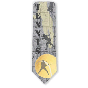 Tennis Play Ball Necktie by Ralph Marlin & Company Inc