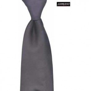 Black Plain Gentlemans Tie by Sax Design