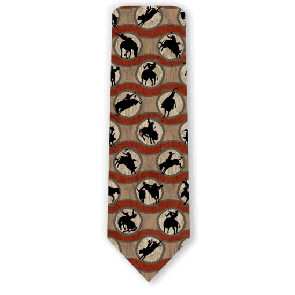 Roping Rodeo Necktie by Ralph Marlin & Company Inc