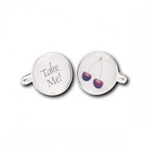 Cherry Take Me Cufflinks by Solo ltd