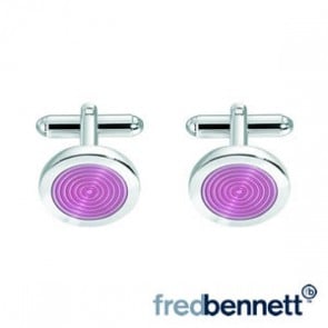 Pink Multi Circle Cufflinks by Gecko