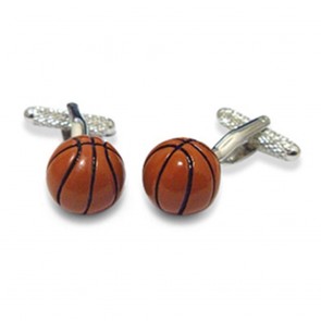 Basketball Cufflinks by Onyx-Art London