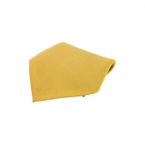 Gold Plain Satin Silk Men's Pocket Square by Sax Design