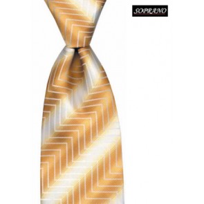 Yellow Zig Zag Tie by Sax Design