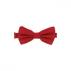 Red Satin Silk Luxury Bow Tie by Sax Design