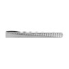 Wave Effect Silver Look Tie Bar by Dalaco