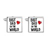 Best Dad In The World Cufflinks by Dalaco