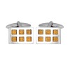 Mesh Square Cufflinks by Dalaco