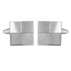 Square Quarters Cufflinks by Dalaco