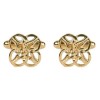 Gold Look Celtic Pattern Cufflinks by Dalaco