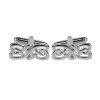 Rectangular Celtic Pattern Cufflinks by Dalaco