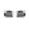 Brushed And Stepped Cufflinks by Dalaco