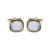 Rounded Edge Square Cufflinks by Dalaco