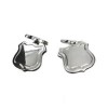 Sterling Silver Shield Cufflinks by Murry Ward