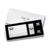 Scottish Flag Cufflinks Box Set by Onyx-Art London