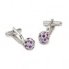 Spherical Crystals Cufflinks by Onyx-Art London