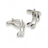 Musical Note Cufflinks by Onyx-Art London