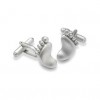 Foot Cufflinks by Onyx-Art London