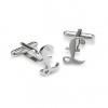 Pound Sign Cufflinks by Onyx-Art London