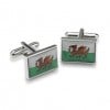 Welsh Flag Cufflinks by Onyx-Art London