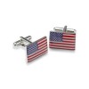 USA Or American Flag Style Cufflinks by Onyx-Art London