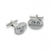 I'm An Accountant Cufflinks by Onyx-Art London