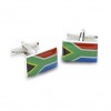 South Africa Or South African Flag Cufflinks by Onyx-Art London