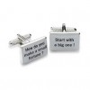 Make A Fortune Cufflinks by Onyx-Art London