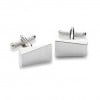 Rectangle Illusion Cufflinks by Onyx-Art London