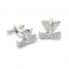 Clubs And Ball Cufflinks by Onyx-Art London