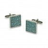 Blue Mosaic Cufflinks by Onyx-Art London