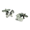 Silver Dog And Kennel Cufflinks by Onyx-Art London