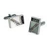 Silver Strike It Lucky Matches Cufflinks by Onyx-Art London