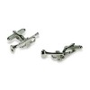 Silver Trumpet Cufflinks by Onyx-Art London